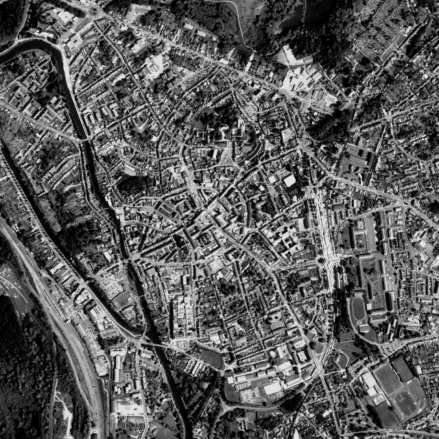 Vue aérienne d’Abbeville