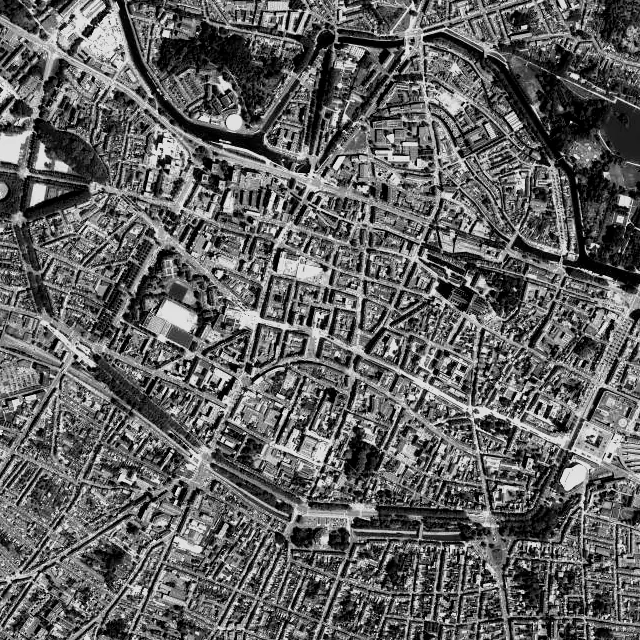 Vue aérienne d’Amiens