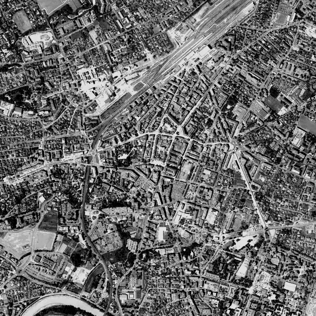Vue aérienne d’Annemasse