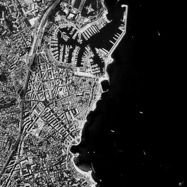 Vue aérienne d’Antibes