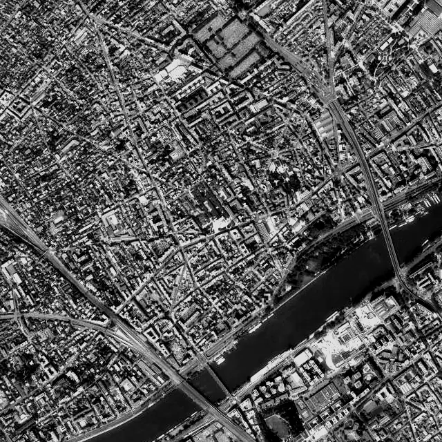 Vue aérienne d’Asnières-sur-Seine
