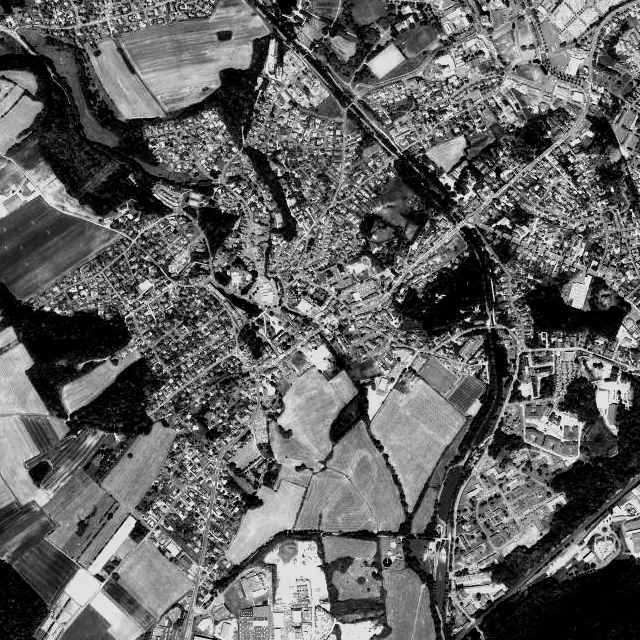 Vue aérienne de Bavilliers