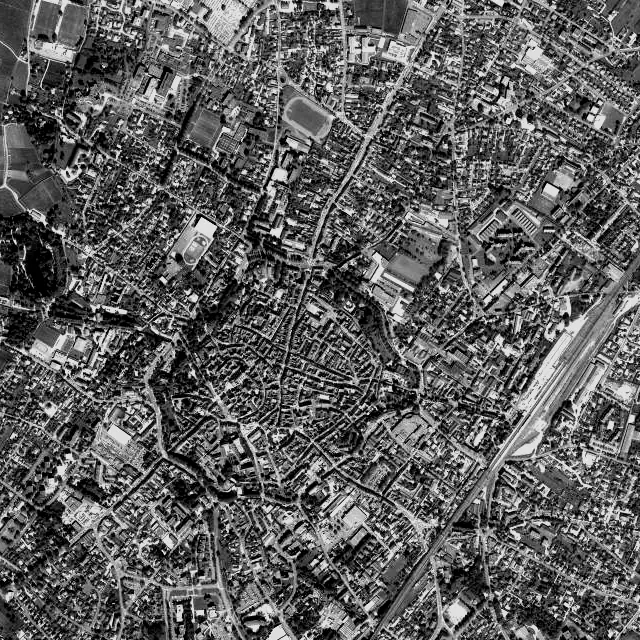 Vue aérienne de Beaune