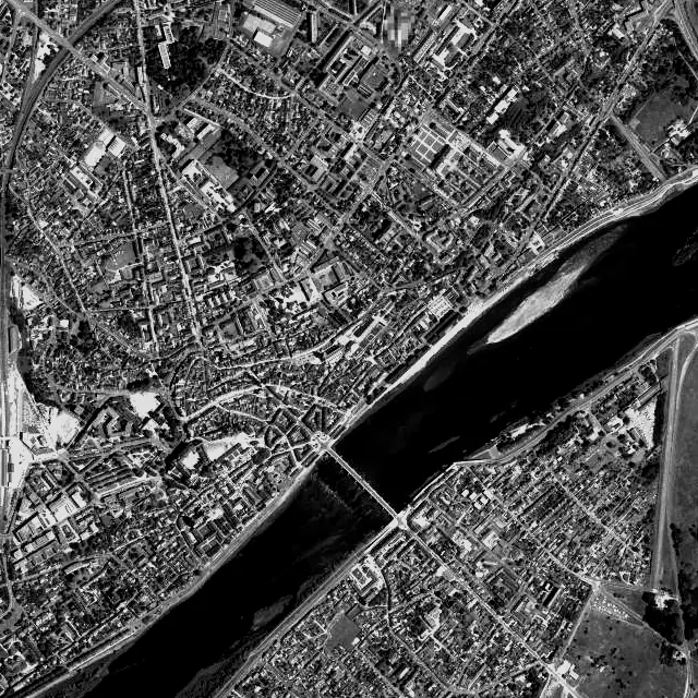 Vue aérienne de Blois