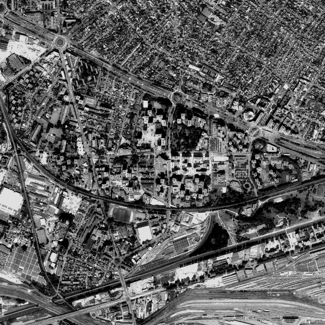 Vue aérienne de Bobigny