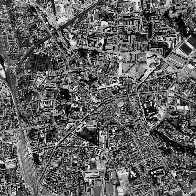 Vue aérienne de Bourg-en-Bresse
