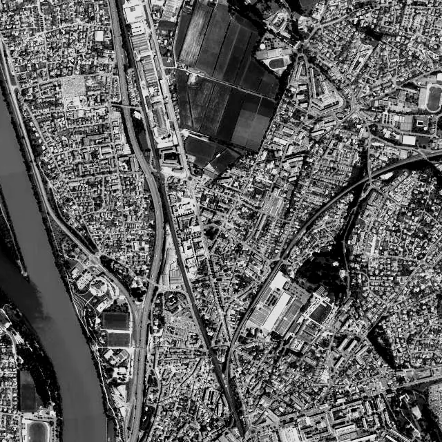 Vue aérienne de Bourg-lès-Valence