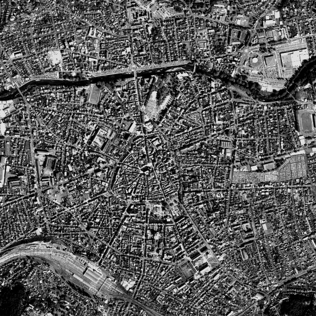 Vue aérienne de Brive-la-Gaillarde