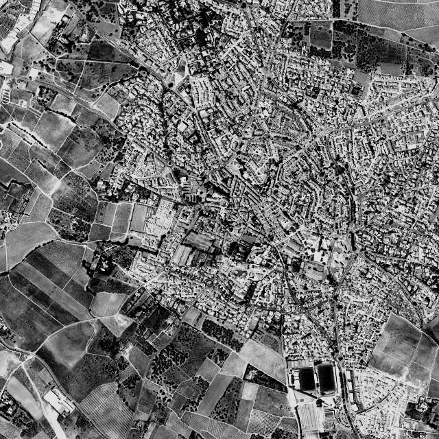 Vue aérienne de Cabestany