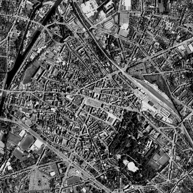 Vue aérienne de Cambrai