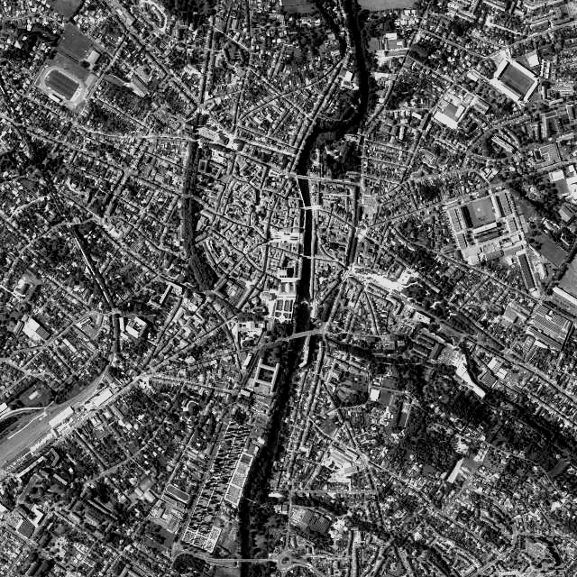 Vue aérienne de Castres
