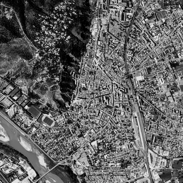 Vue aérienne de Cavaillon