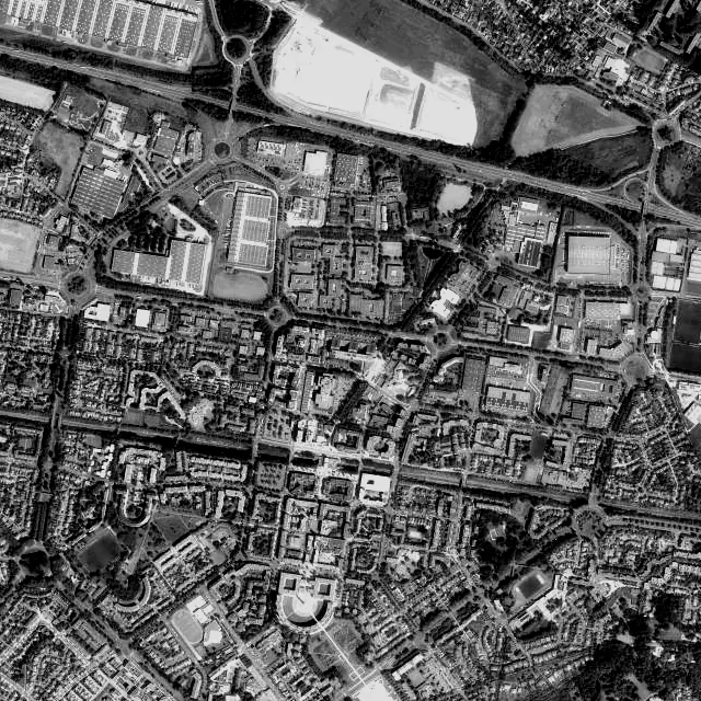 Vue aérienne de Cergy
