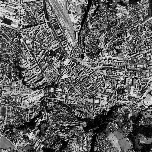 Vue aérienne de Chambéry