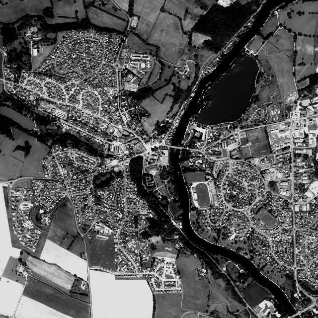 Vue aérienne de Changé