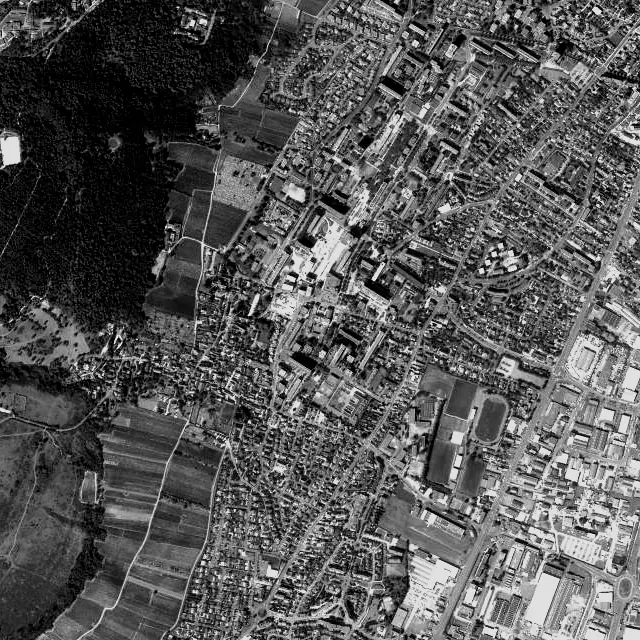 Vue aérienne de Chenôve
