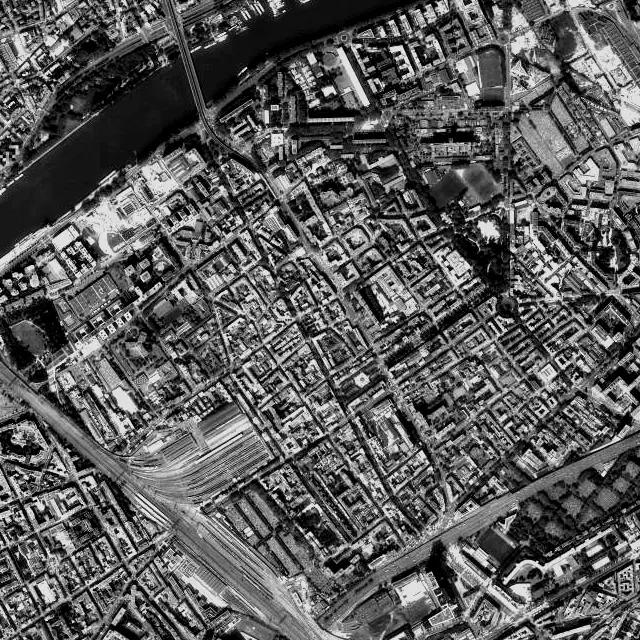 Vue aérienne de Clichy