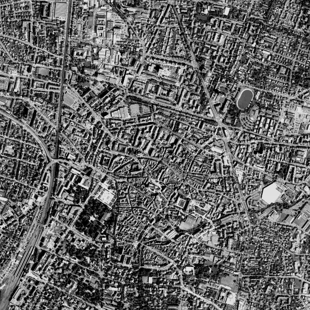 Vue aérienne de Colmar