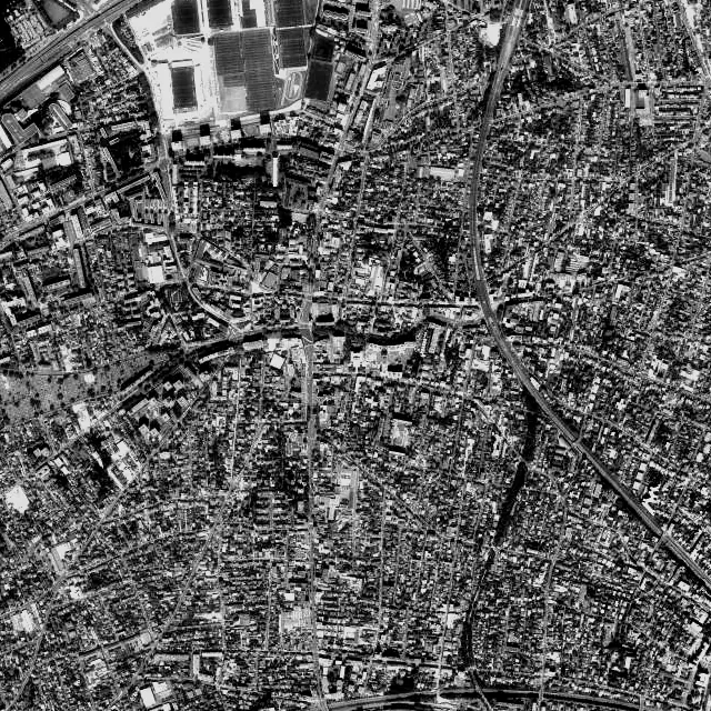 Vue aérienne de Colombes
