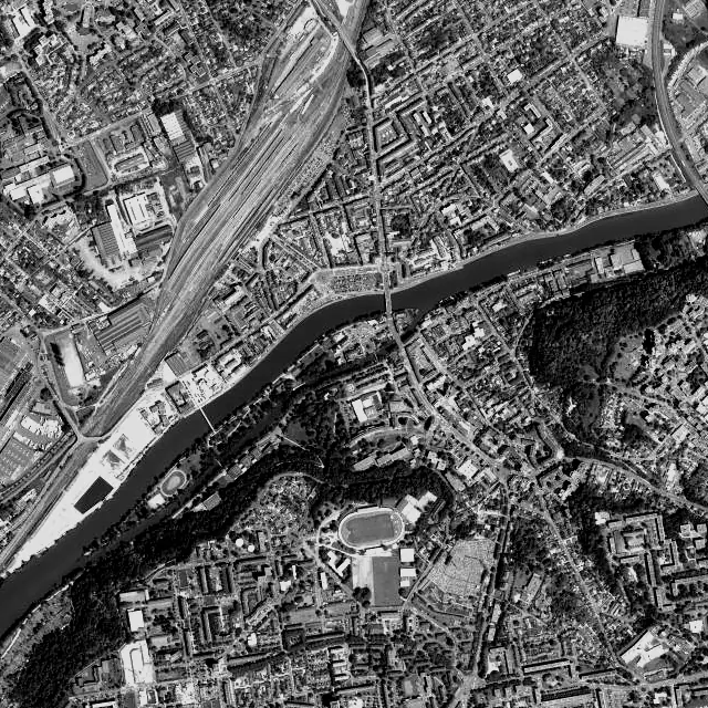 Vue aérienne de Creil