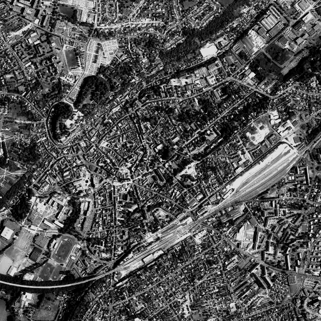 Vue aérienne de Dreux