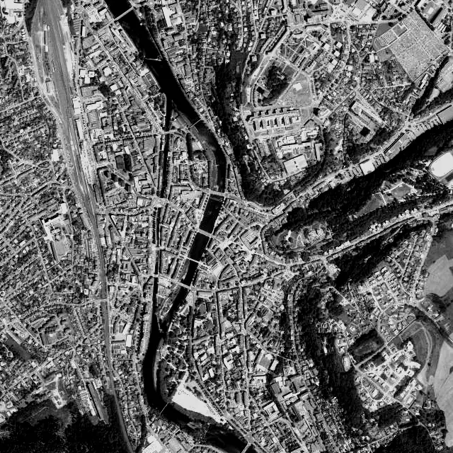 Vue aérienne d’Épinal