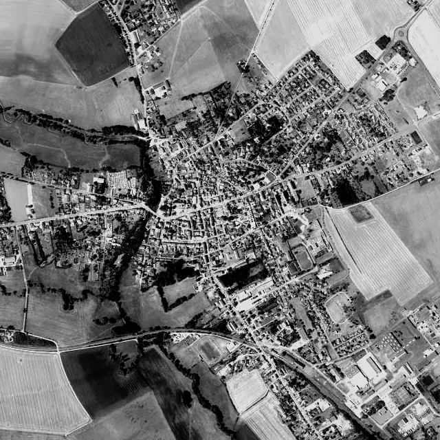 Vue aérienne d’Étain