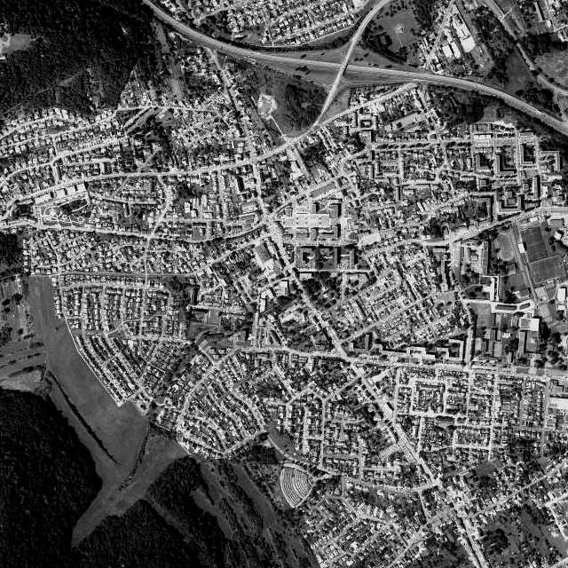 Vue aérienne de Fameck