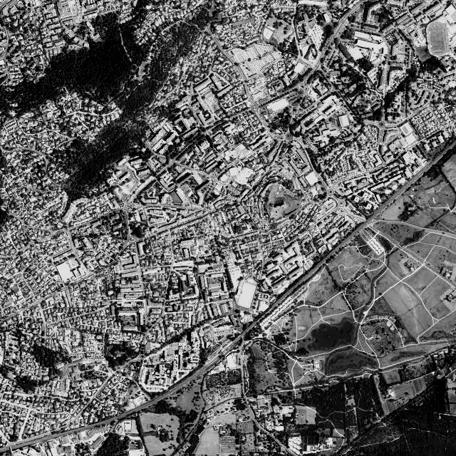 Vue aérienne de La Garde