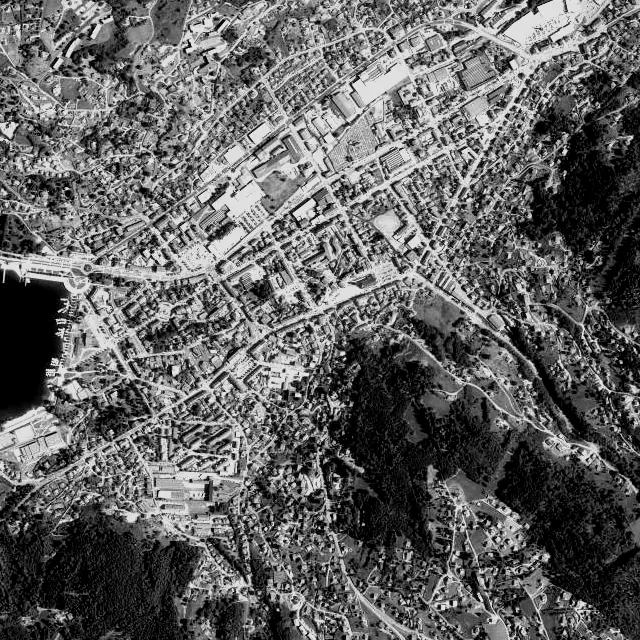 Vue aérienne de Gérardmer