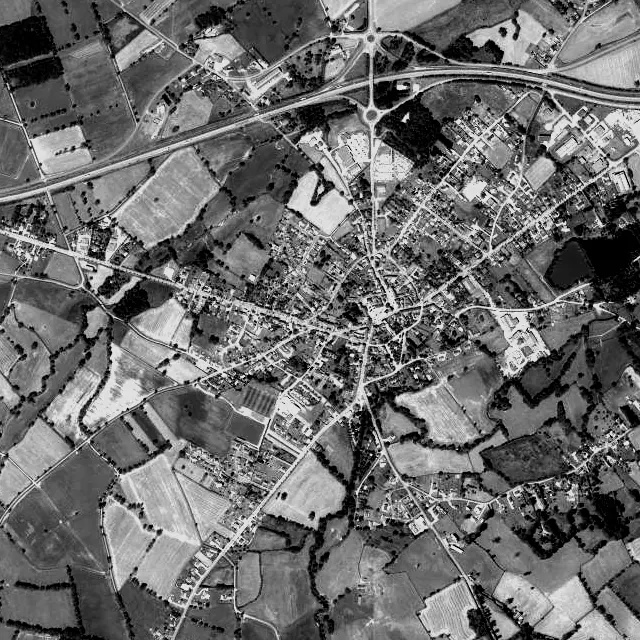 Vue aérienne de Gouzon