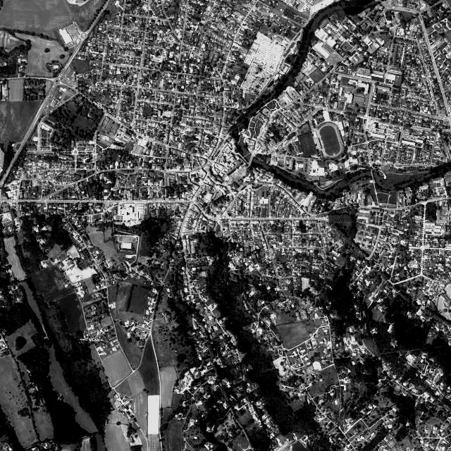Vue aérienne de Graulhet