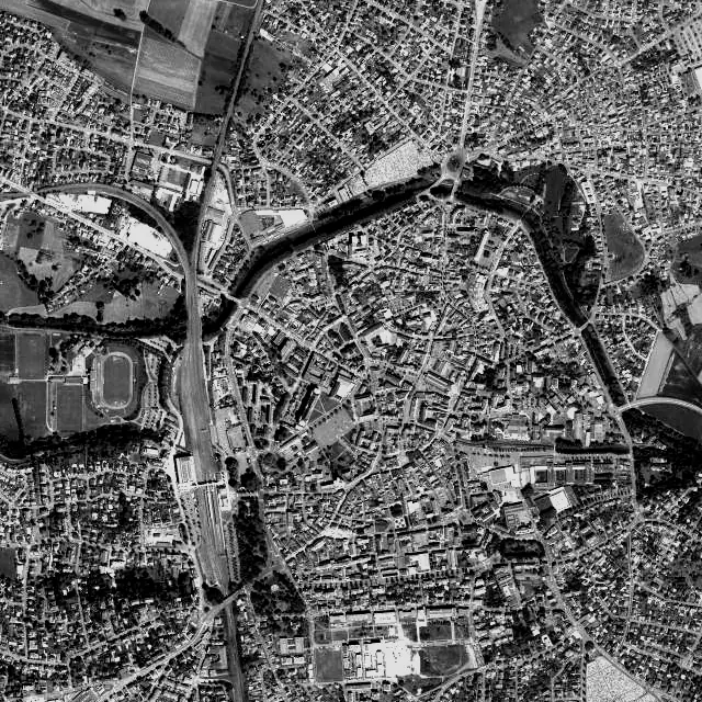 Vue aérienne de Haguenau