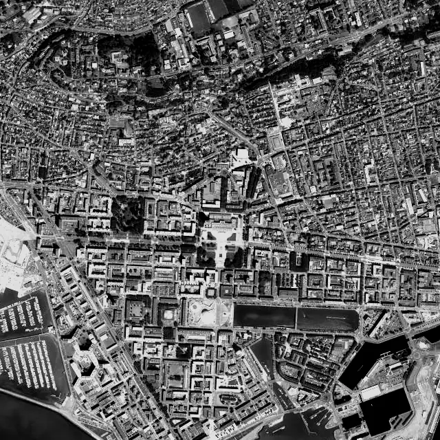 Vue aérienne du Havre