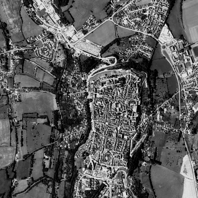 Vue aérienne de Langres