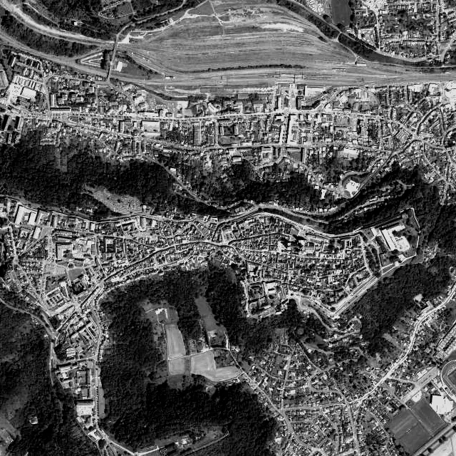 Vue aérienne de Laon