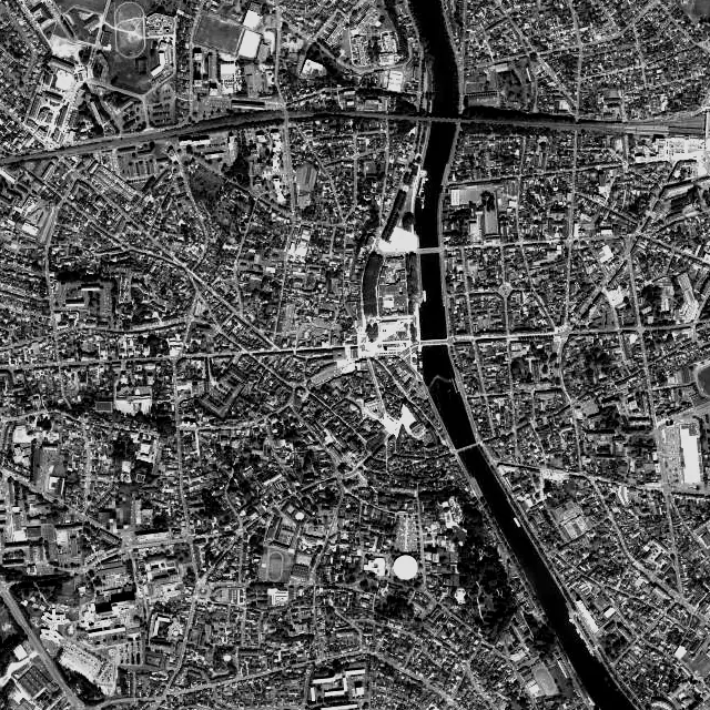 Vue aérienne de Laval