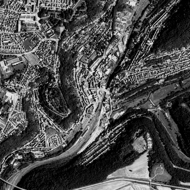 Vue aérienne de Longwy