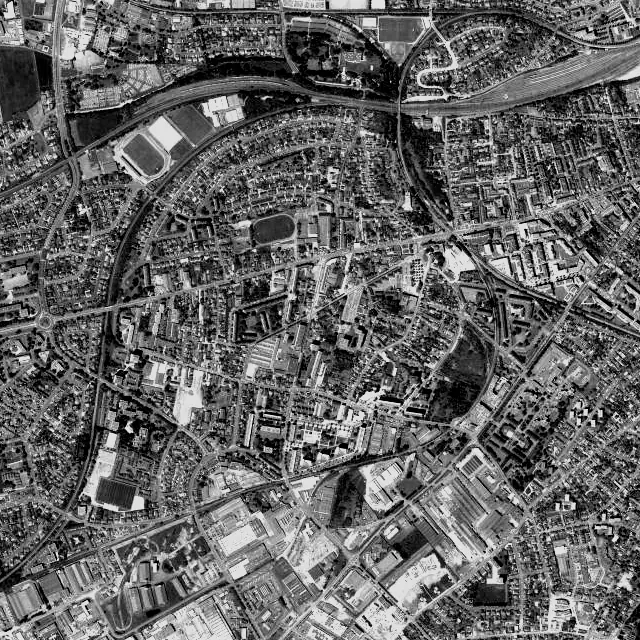 Vue aérienne de Lucé