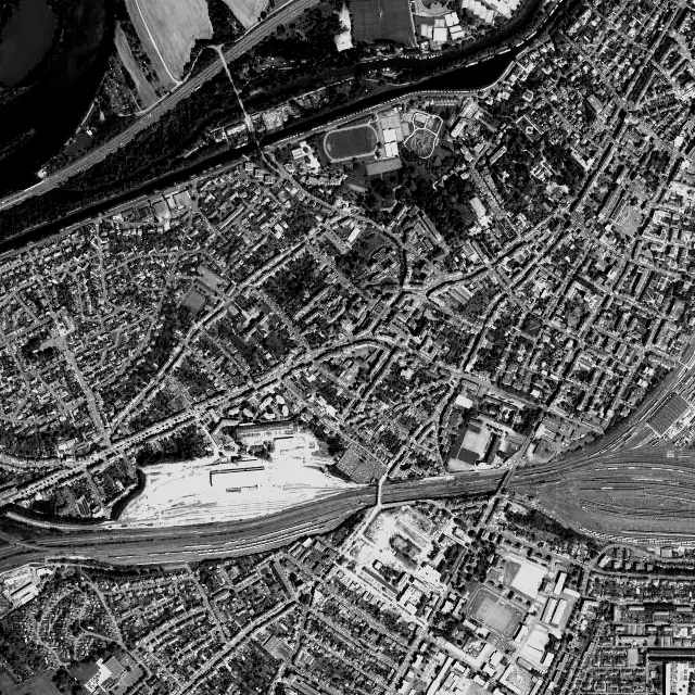 Vue aérienne de Montigny-lès-Metz