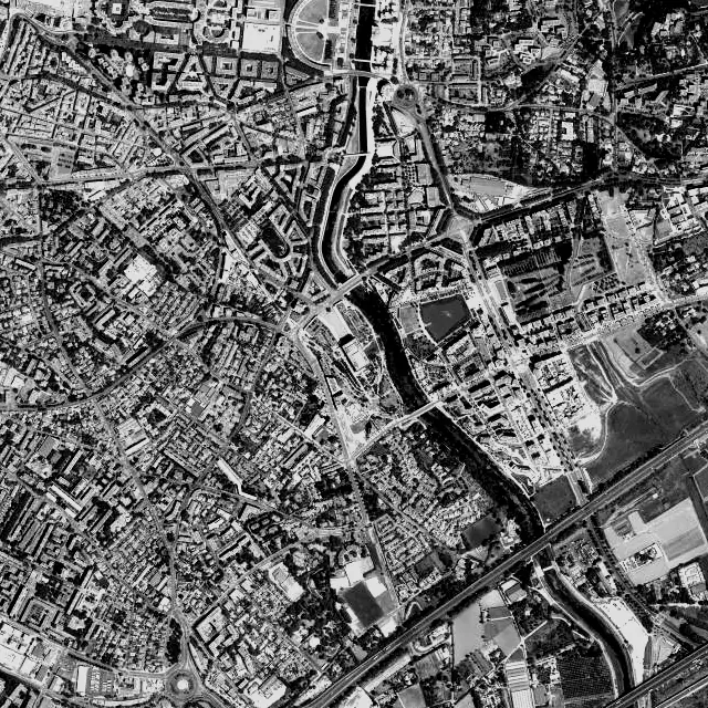 Vue aérienne de Montpellier