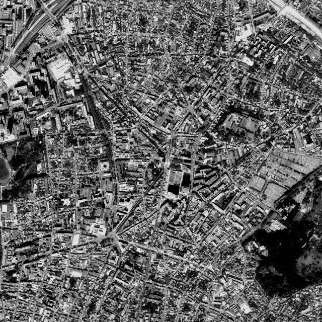 Vue aérienne de Montreuil