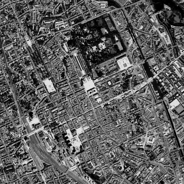 Vue aérienne de Nancy