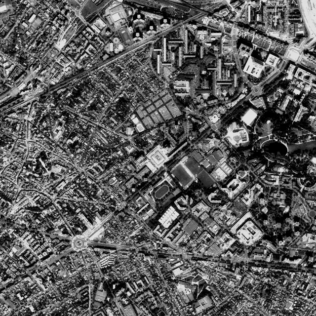Vue aérienne de Nanterre
