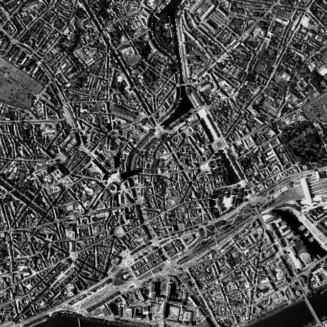 Vue aérienne de Nantes