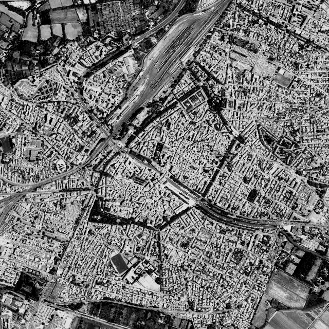 Vue aérienne de Narbonne