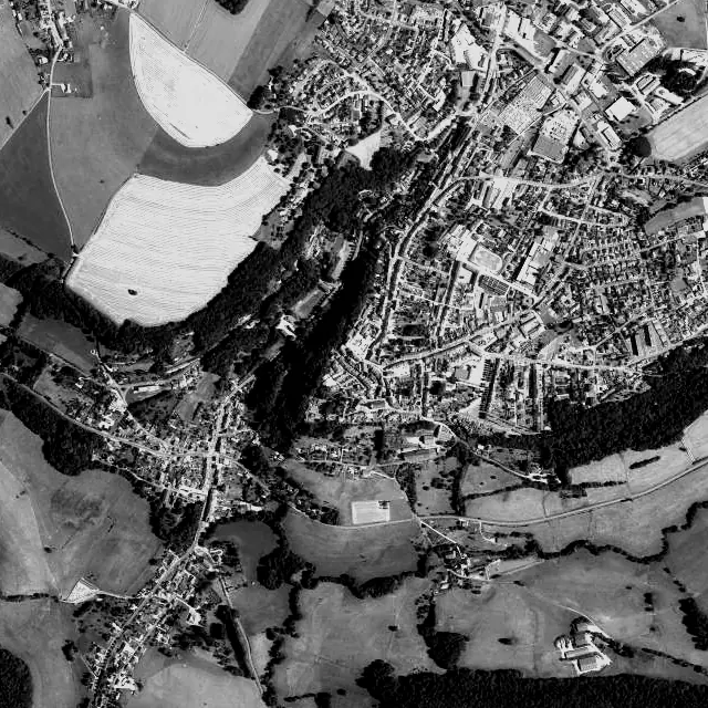 Vue aérienne de Nogent