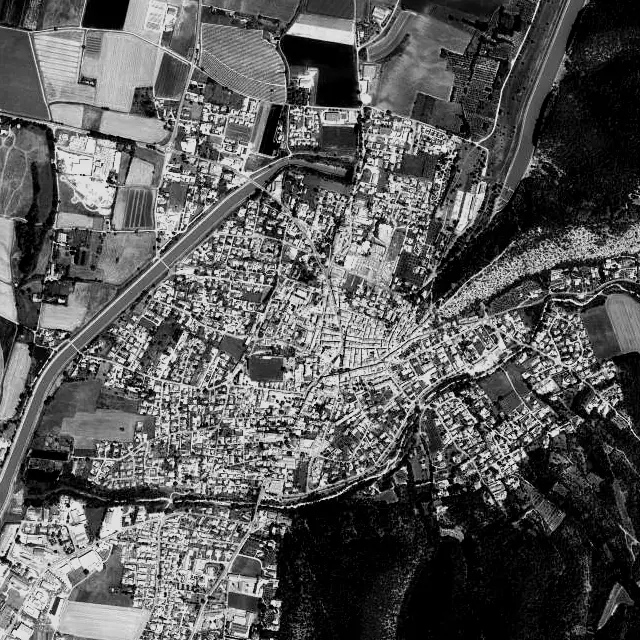 Vue aérienne d’Oraison