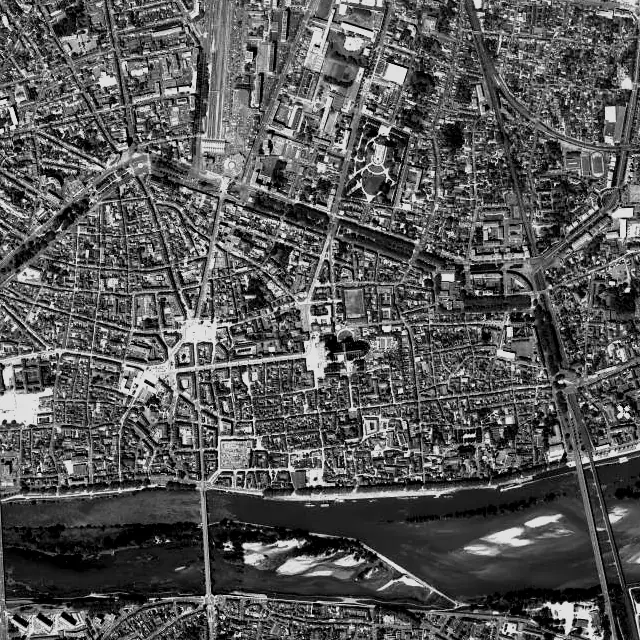 Vue aérienne d’Orléans