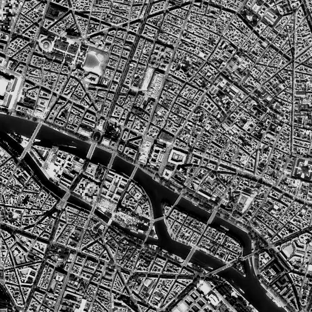 Vue aérienne de Paris